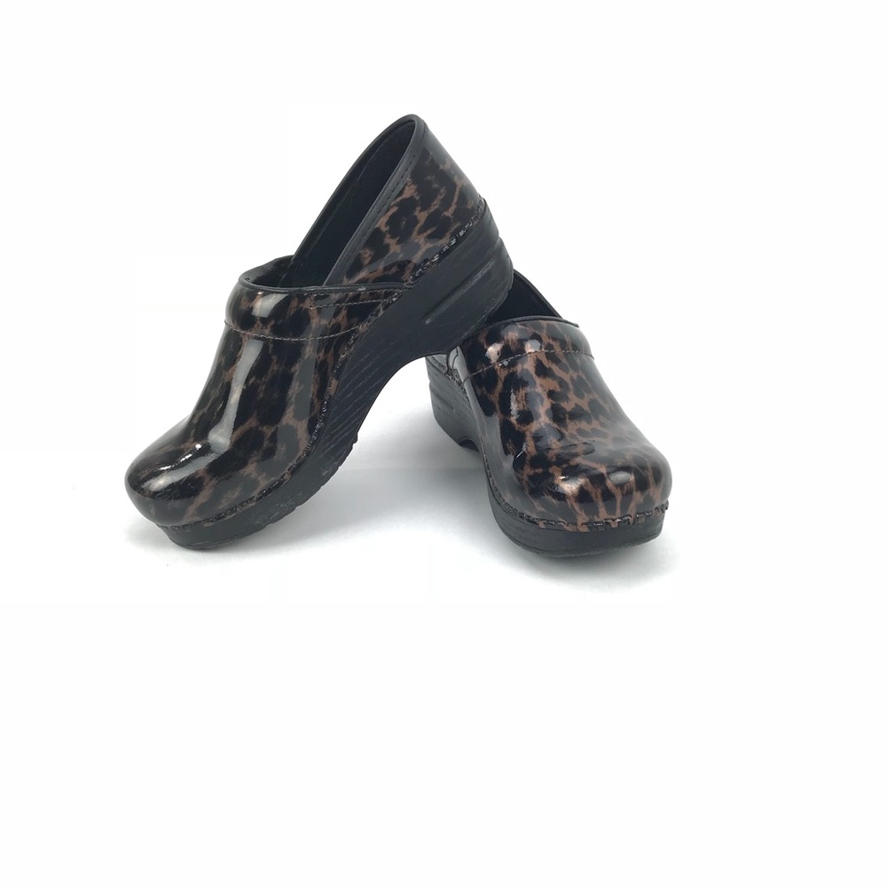 Dansko Leopard print woman’s clogs - Picture 3 of 6